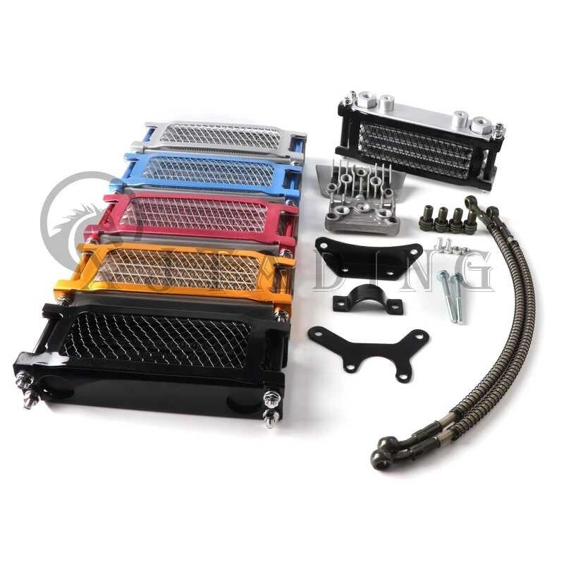 Oil Motorcycle Cooler Radiator Kit Para Sa 110 125 140Cc Dirt Bike ...