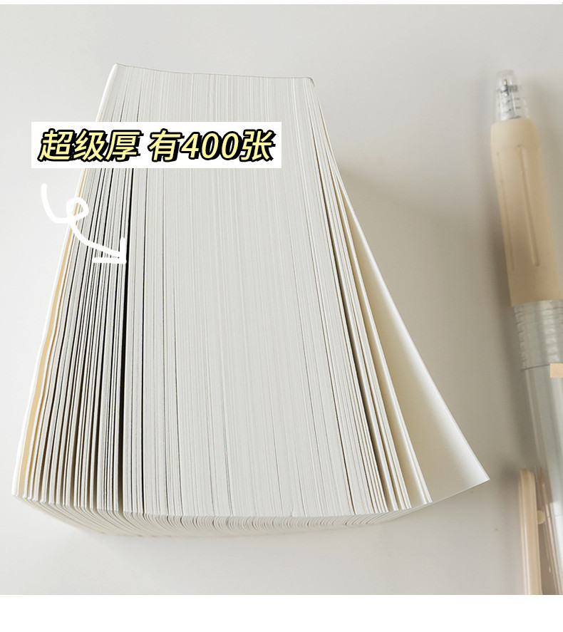 400 Sheets of Extra Thick Note Pad Blank Scratch Paper Tearable Square ...