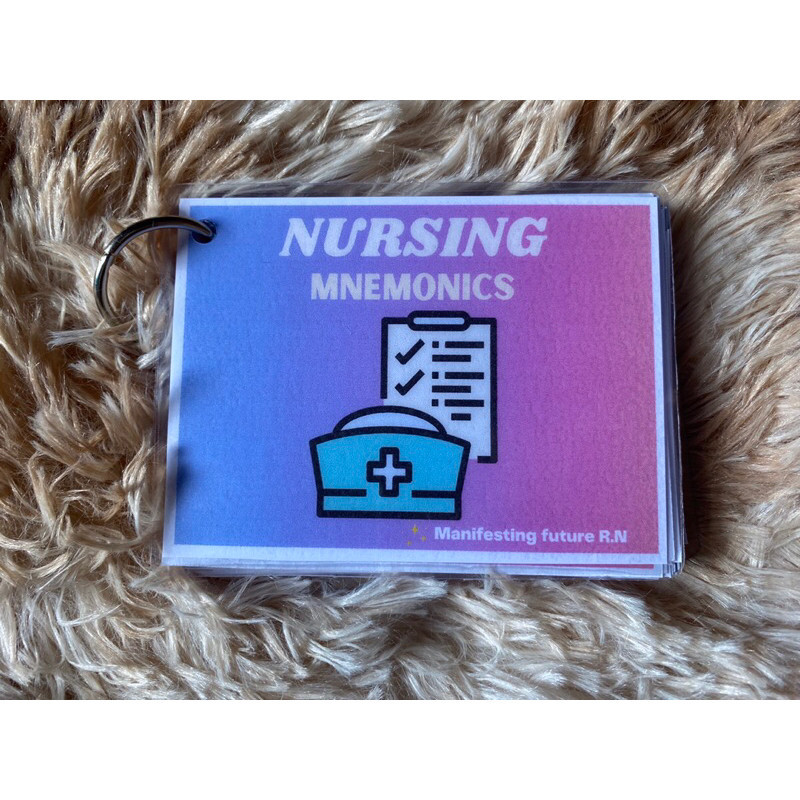 ☢ Nursing Notes Mnemonics (RLE, Duties, Demonstration) | Shopee Philippines