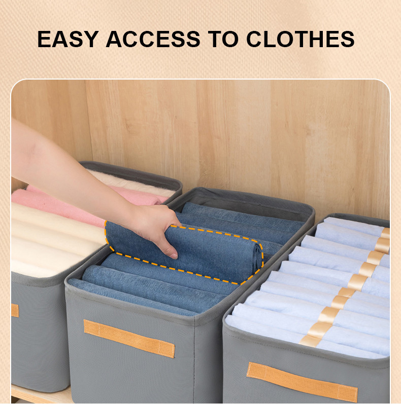 Foldable Clothes Organizer Storage Box for Shirts and Toys lagayan ng ...