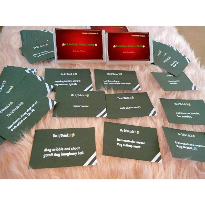 TAGAY CARDS TAGALOG/BISAYA/ENGLISH VERSION 56PCS IN A BOX!! | Shopee ...