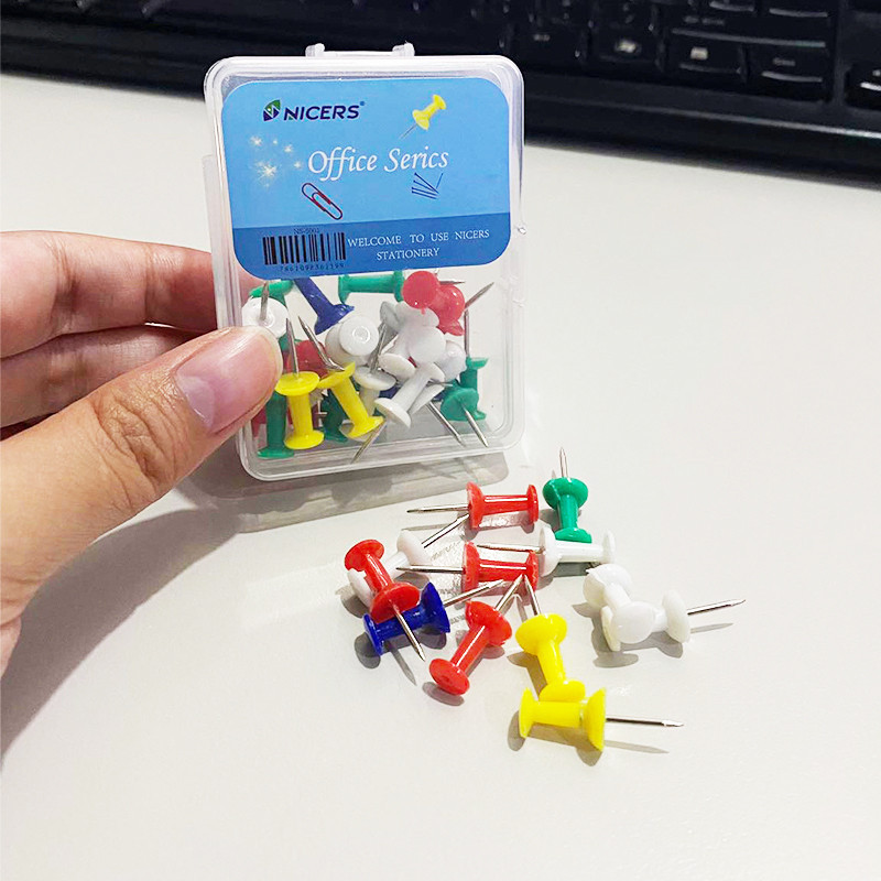 Annil Colorful Push Pins for Attaching Cards, Photos, Posters ...