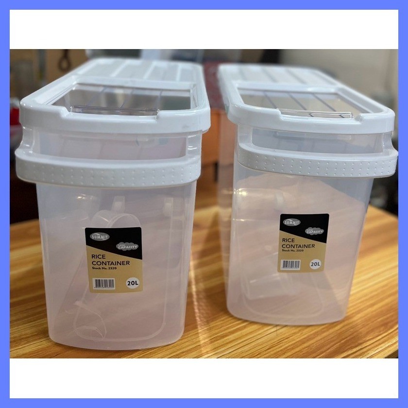 SUMMIT RICE CONTAINER 20L / 10L with Free Cup | Shopee Philippines