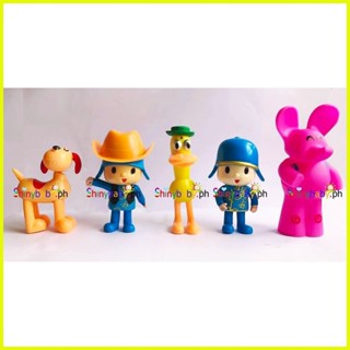 Pocoyo Zinkia 6-piece doll with lamp cartoon toy cake top hat | Shopee ...