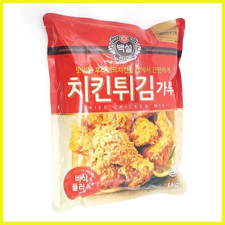 ♀ Cj Foods Beksul Korean Fried Chicken Coating Frying Powder Breading Mix 1kg Shopee Philippines