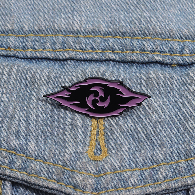 Genshin Impact Element Brooch Pins Anime Game Brooch Badges Backpack ...