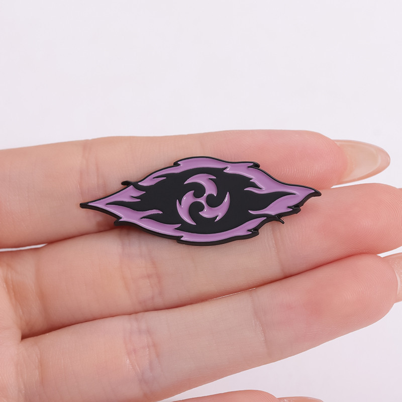 Genshin Impact Element Brooch Pins Anime Game Brooch Badges Backpack ...