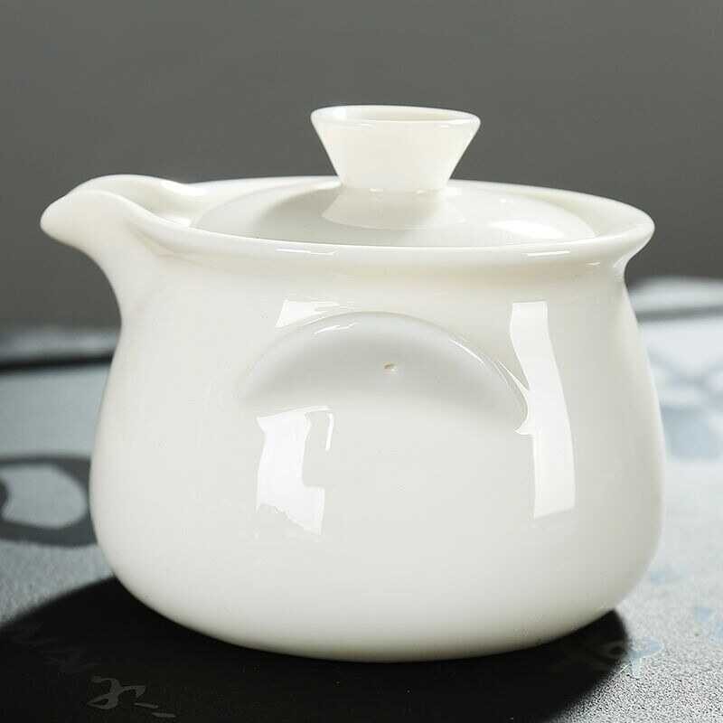 White porcelain hand grip palayok palayok palayok tasa ng tsaa jade ...