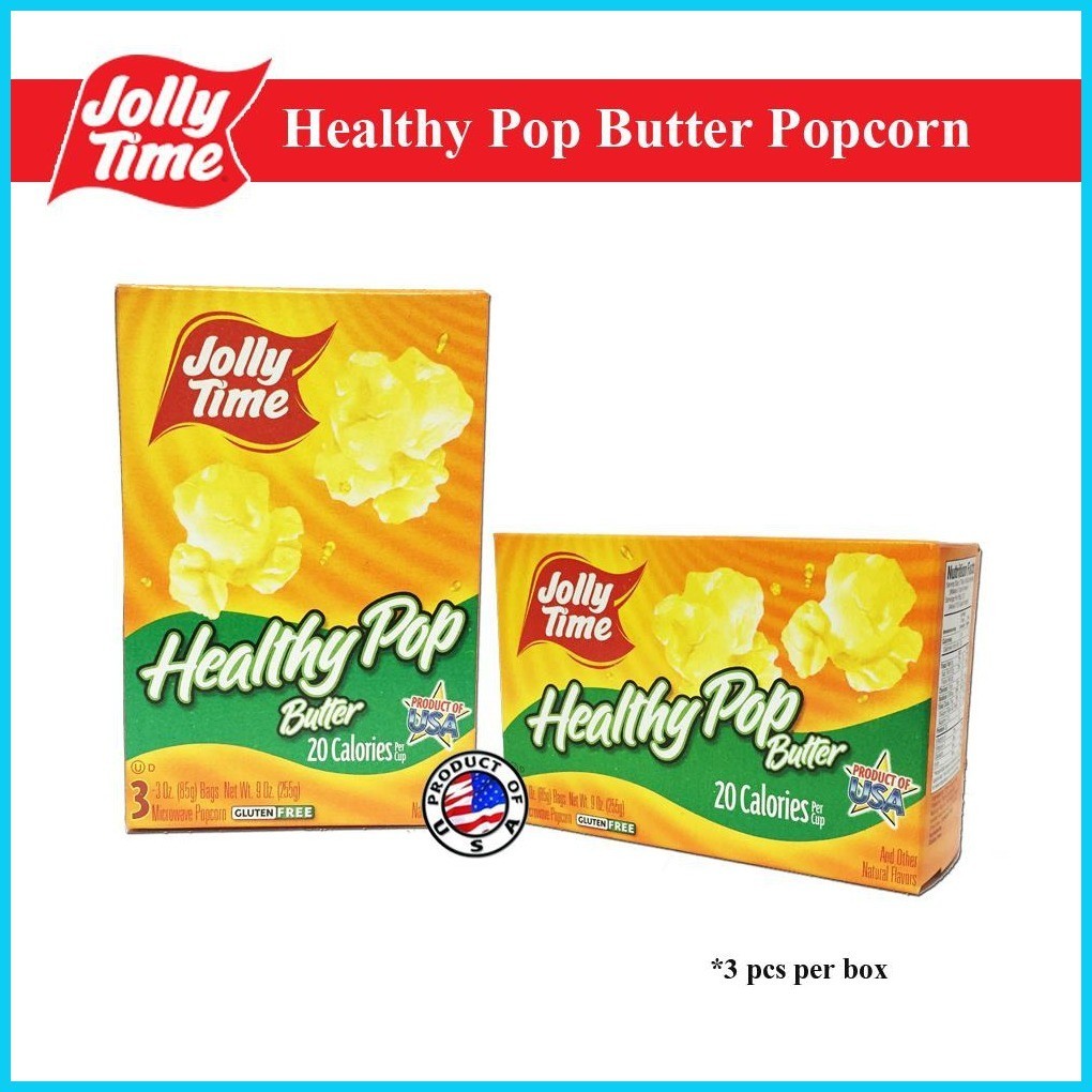 ∈ Jolly Time Healthy Pop Microwavable Popcorn 9oz Shopee Philippines