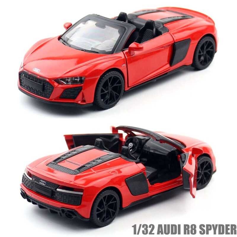 1/32 Audi R8 Spyder Super Sport Diecast Alloy Metal Miniature Toy Car ...