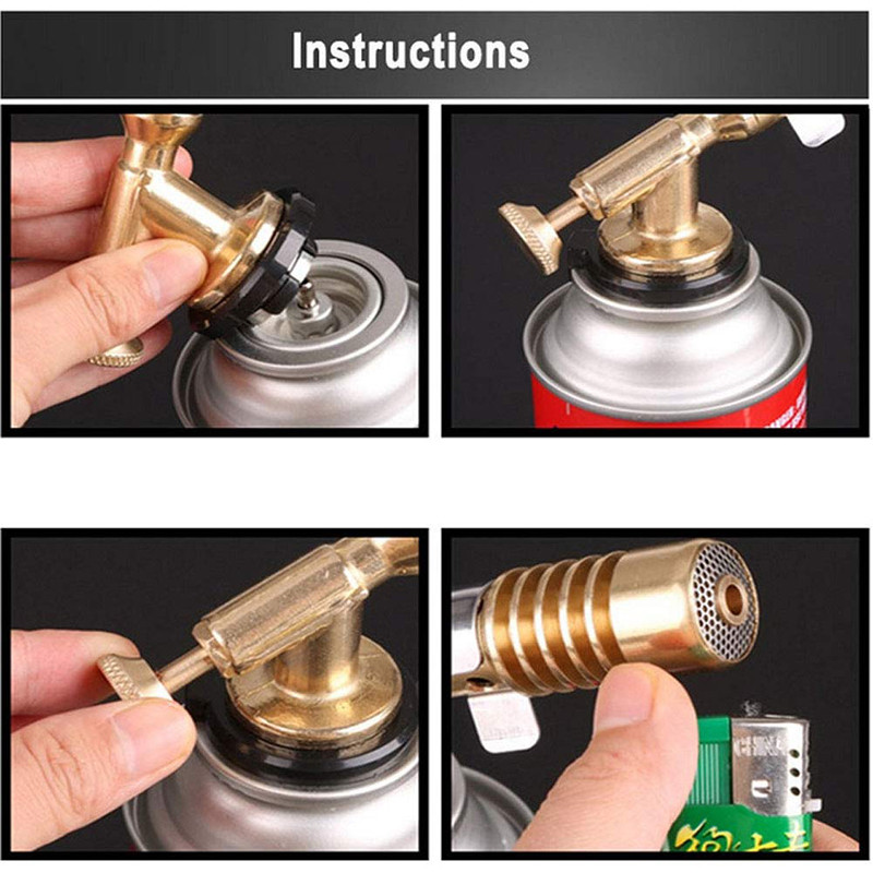 Gas Torch Flame Tool Blowtorch Copper Heating Welding For Outdoor ...