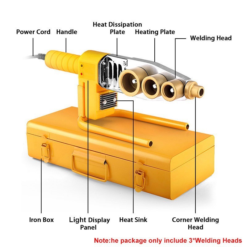 1000W Hot Melt Machine/Fusion Machine/PPR Heater Machine Heavy Duty ...