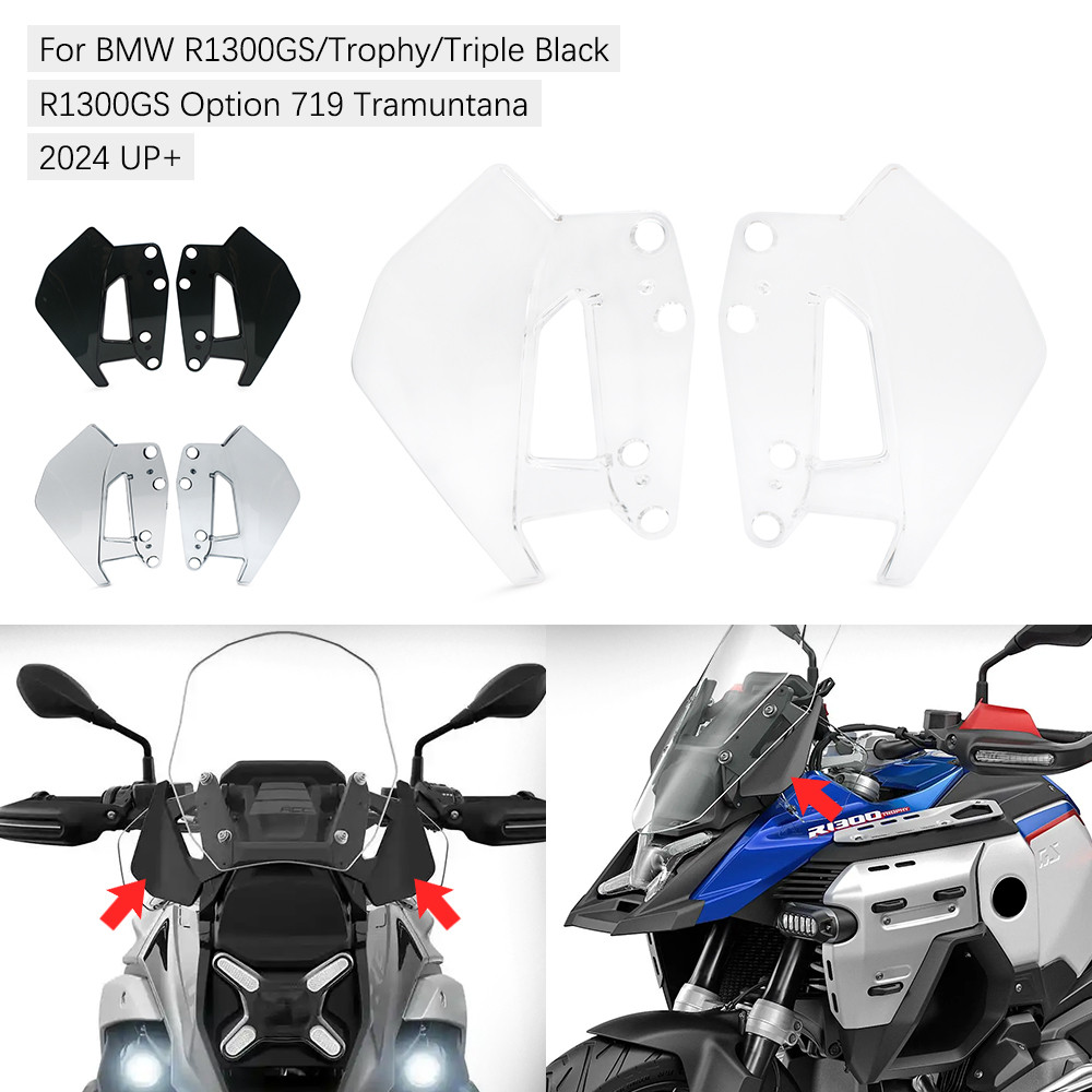 Motorcycle Spoiler Windscreen Windshield Side Wind Deflector for BMW ...