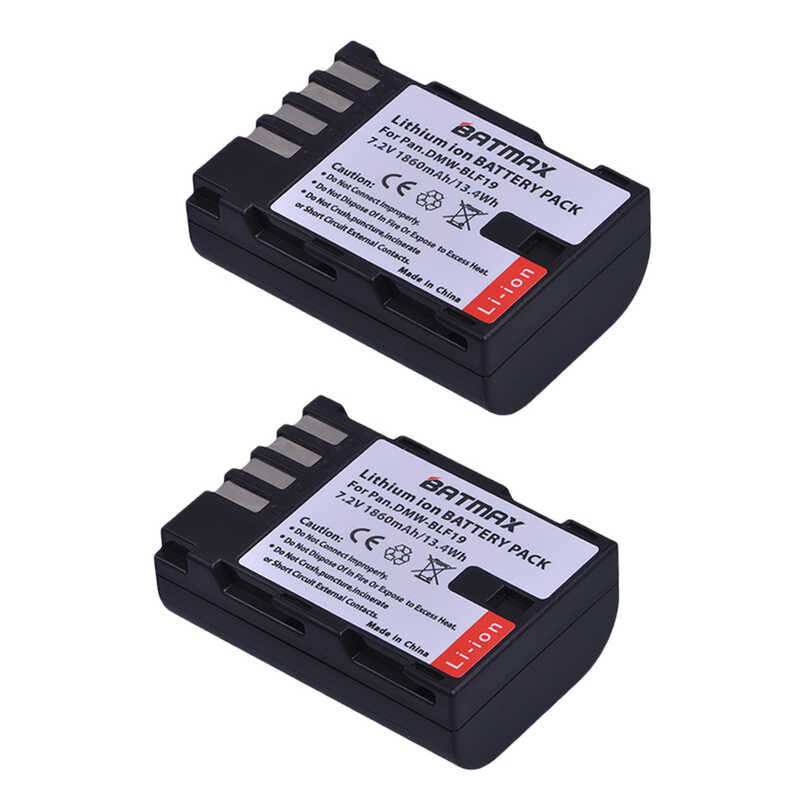 Newmowa Dubbele USB-oplader voor Panasonic DMW-BLF19 DMW-BLF19E en Panasonic DMC-GH3 DMC-GH3A DMC-GH3H DMC-GH4 DMC-GH4H DMC-GH5 DC-GH5S
