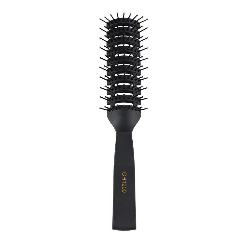 Straight plastic pork rib with nine rows of large back for men's hair ...