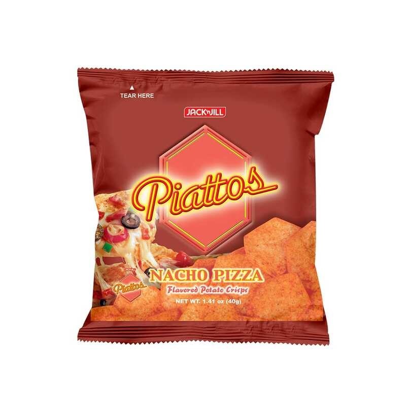 Piattos Nacho Pizza Flavored Potato Crisps 38g | Shopee Philippines