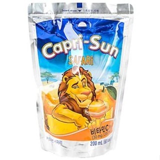 CAPRI SUN FRUIT JUICE ML APPLE ORANGE ORANGE MANGO SAFARI ALASKA ICE TEA