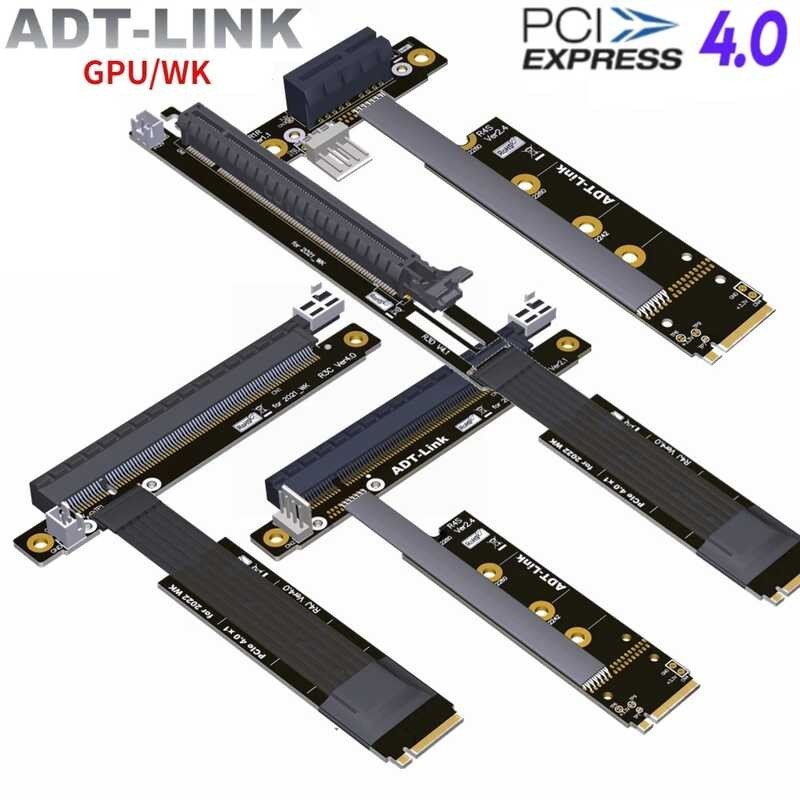 Gpu/Wk ADT New M.2 Nvme Sa Pcie 4.0 3.0 X16 Extender Riser Adapter ...
