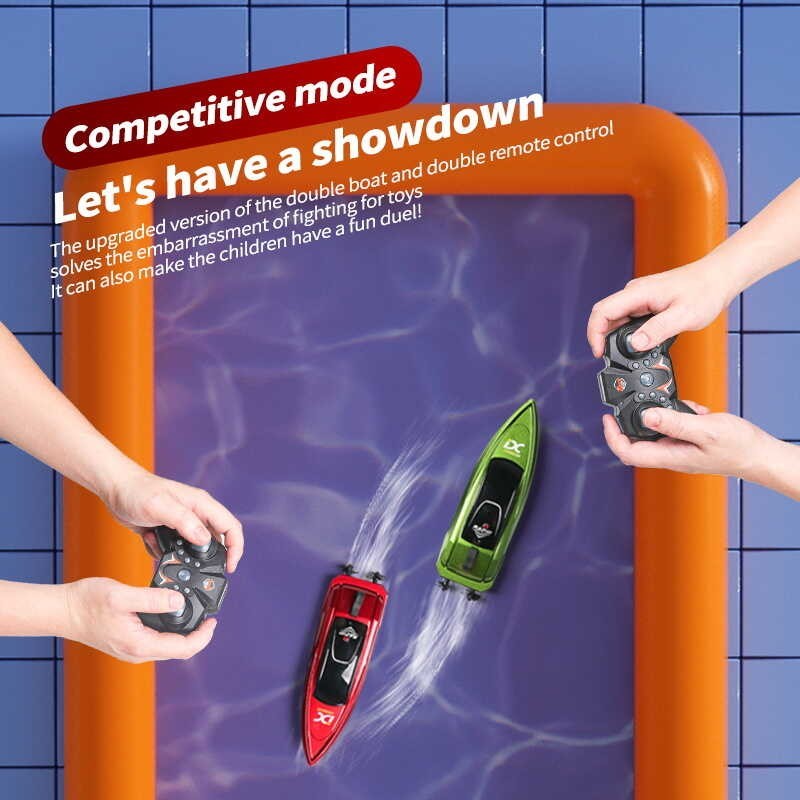Children's Mini RC Remote Control Boat Speedboat Summer Swimming High ...