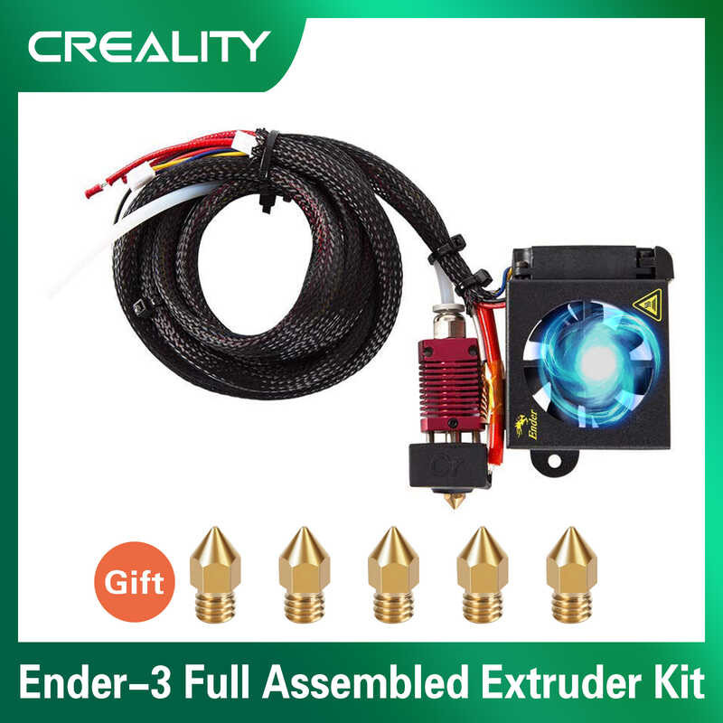 Creality Printer Assembled Extruder Na May PCS Mm Nozzles Hotend Kit ...