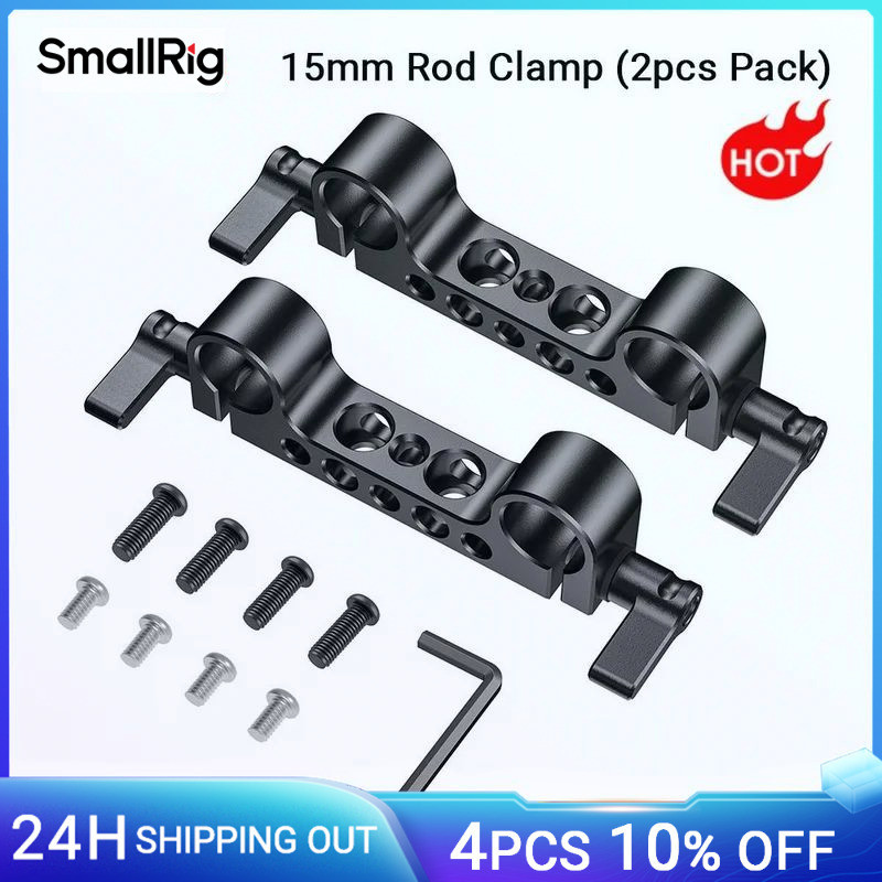 SmallRig Lightweight 15mm Railblock Rod Clamp w 1/4