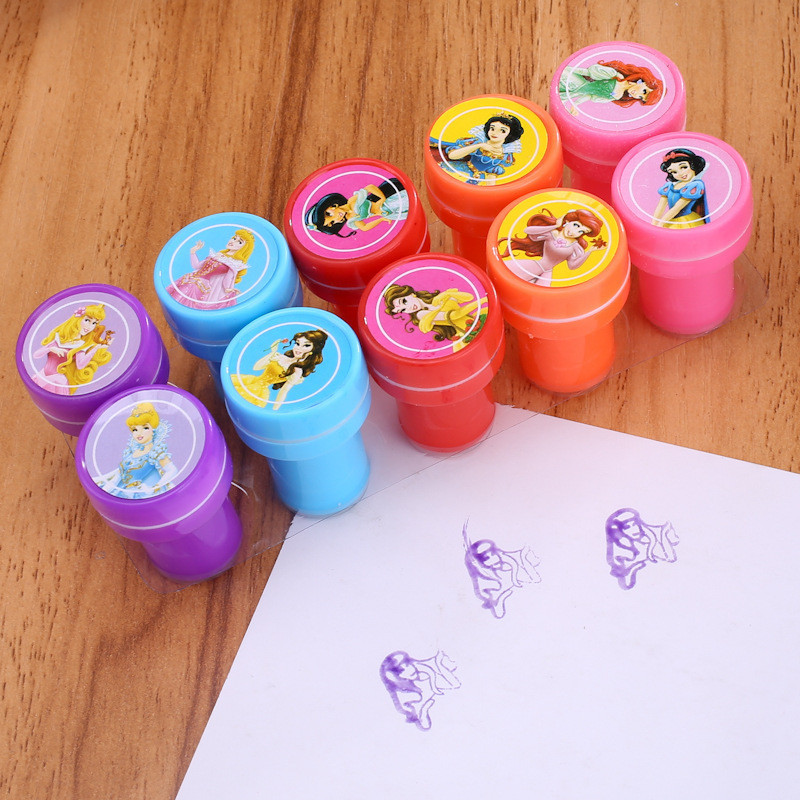 10PCS Disney Frozen Elsa Kids Stamp Party Gift Princess Anna Elsa Stamp ...