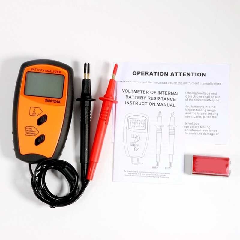 유 Sm8124 Internal Impedance Meter Resistance Voltmeter 200V Battery ...