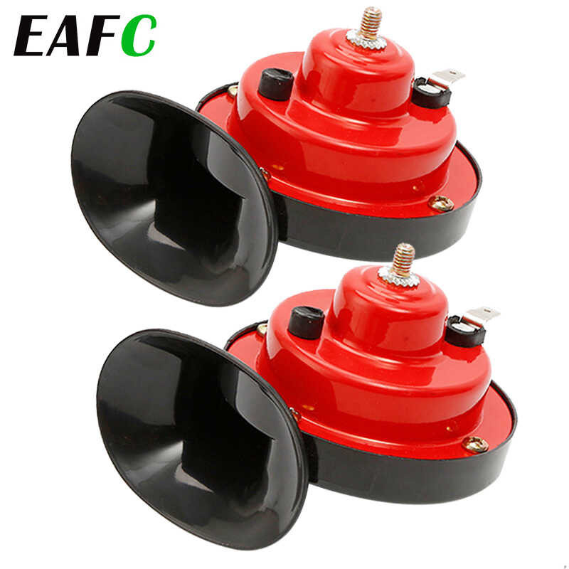 Universal 12V Snail Air Horn - 135db Dual-Tone Electric Horn For Car, Truck, Motorcycle & Boat