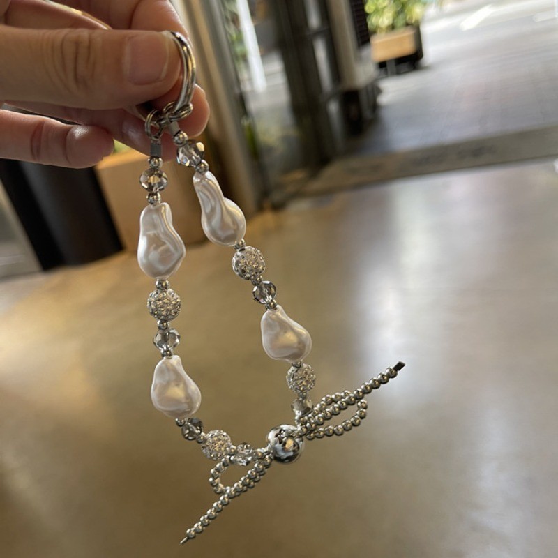 Y2K Rope For Phone Chain Lanyard Charm Strap Wrist Cute Crystal Bead ...