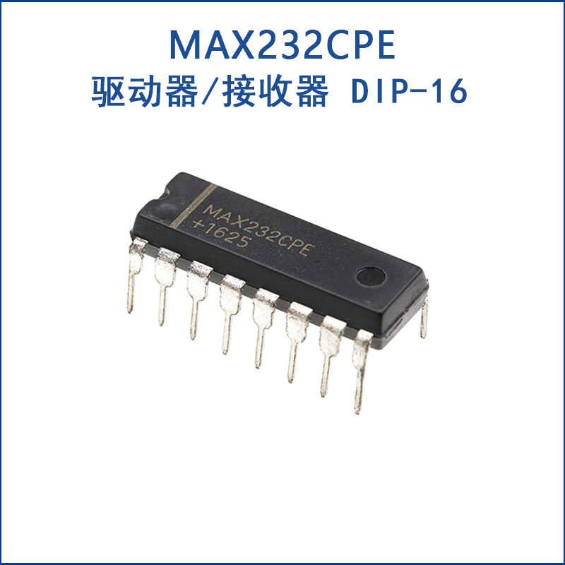 Orihinal na MAX232CPE+Direct DIP-16 RS232 Line Driver/Receiver Chip ...