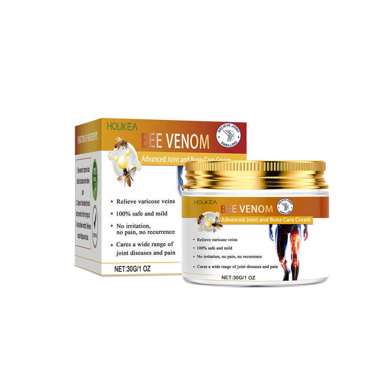 Houkea Bee Venom Leg Care Cream provides gentle and moisturizing care ...