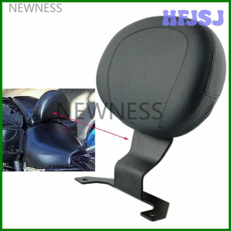 © HFJSJ Motorcycle Backrest Driver Rider PU Leather Back Rest Pad Para ...