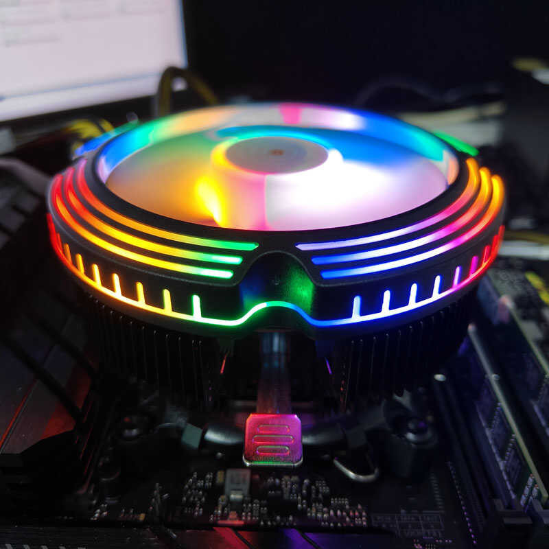 CPU Air 120Mm Cooler 4Pin PWM ARGB Cooling PC Radiator Fan For Intel ...