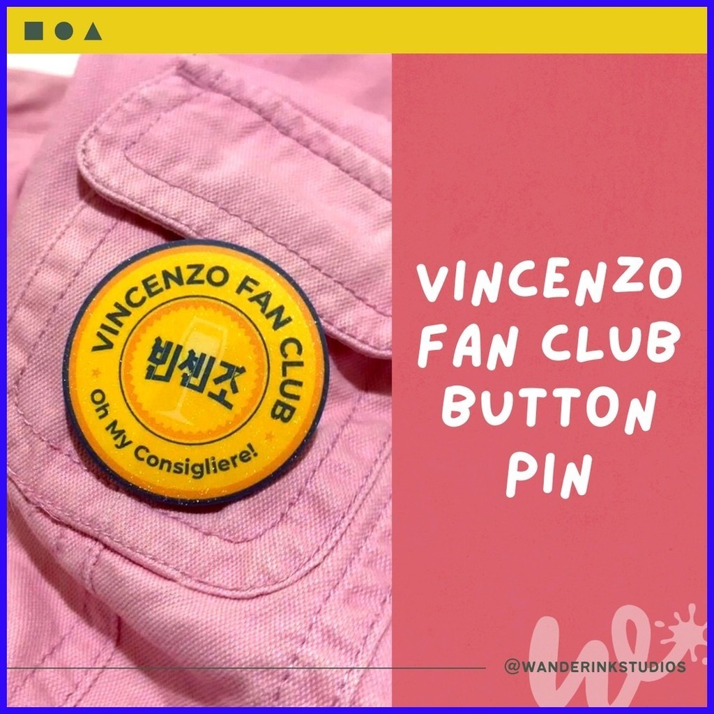 Vincenzo Fan Club Kdrama Song Jong Ki Fanmade Merchandise Netflix