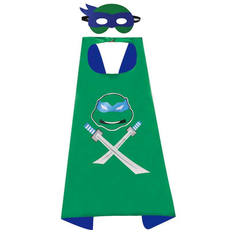Teenage Mutant Ninja Turtles Cloak Anime Game Michelangelo Cape Mask ...