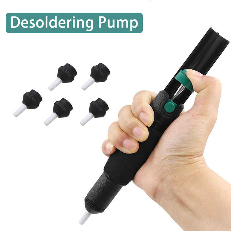 Plastic Powerful Desoldering Pump Suction Tin Vacuum Iron Desolder Gun