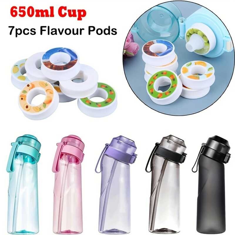 Sports Air Bottle BPA Free Drinking Bottles 650Ml Fruit Fragrance Water ...