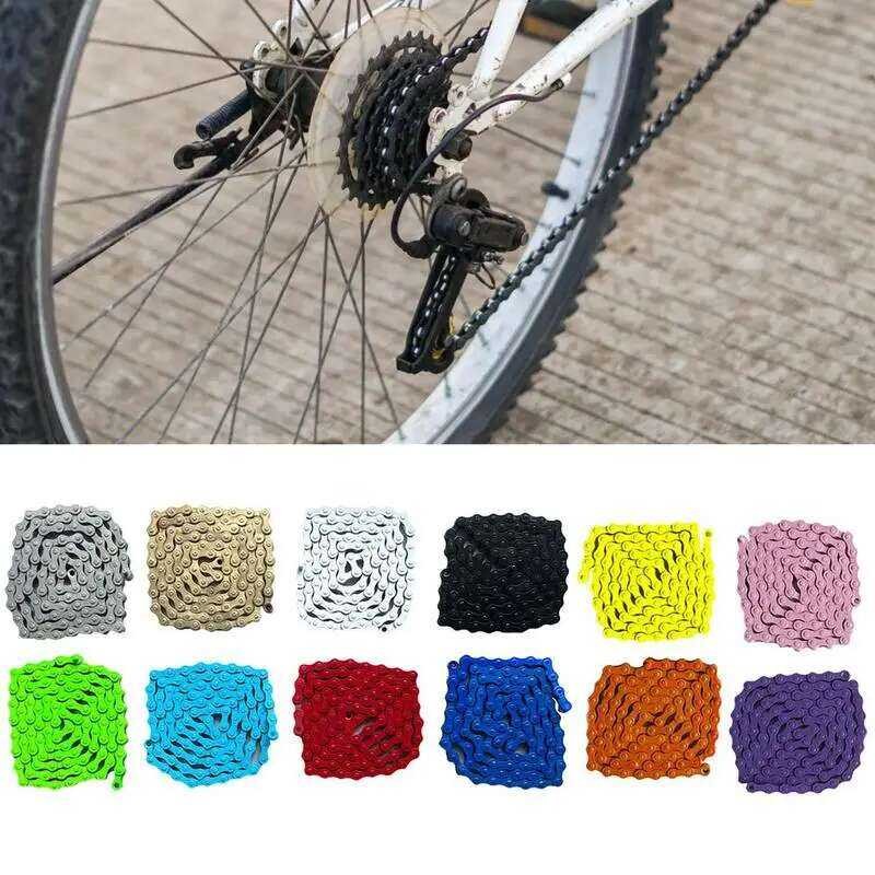 Single Chain Color Carbon Bike Chain Durable 94 Section Single Speed ...