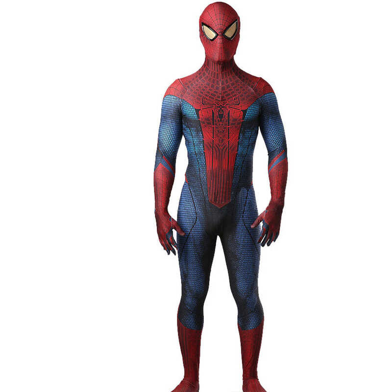 Amazing Spiderman 〠 Cosplay Costume TASM 1 Andrew Garfield Original 3D ...