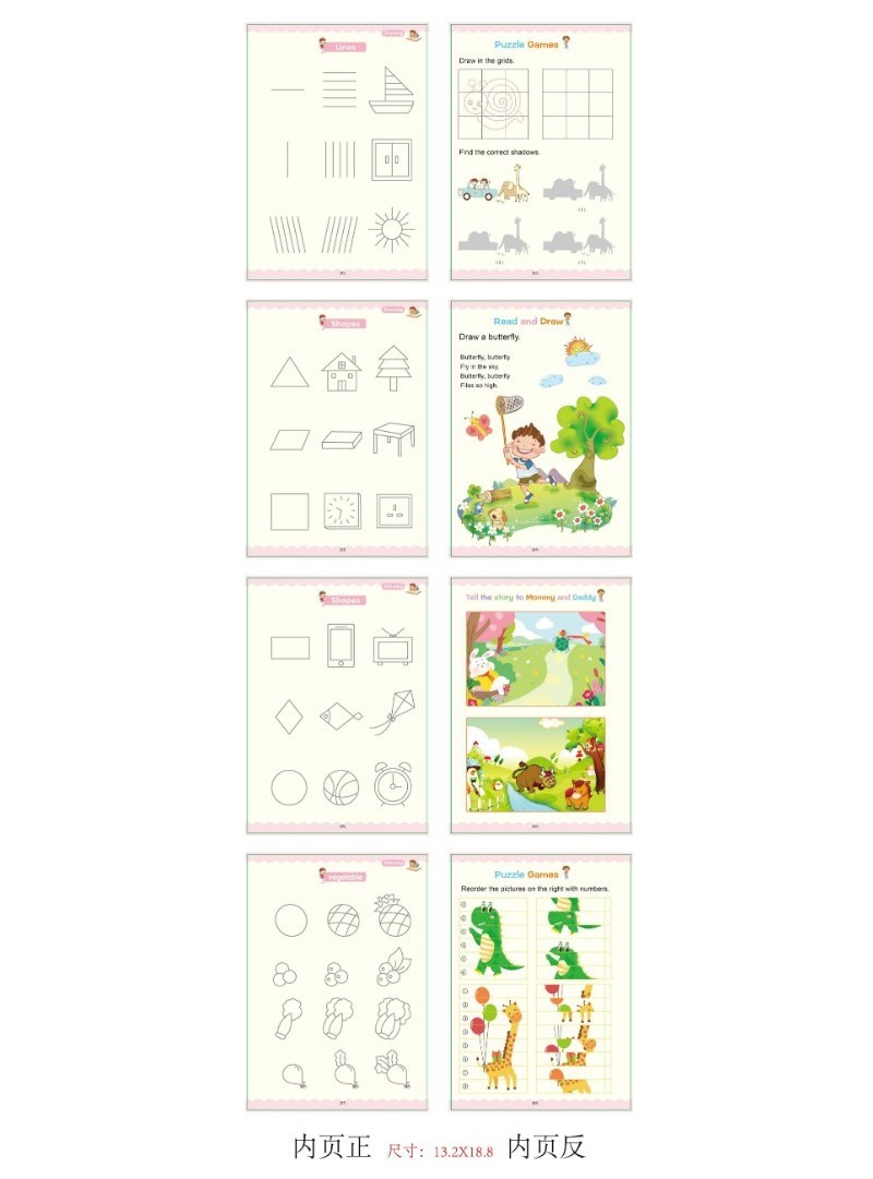4 Magic Practice Copy Magic Books That Can Be Reused for Learning ...