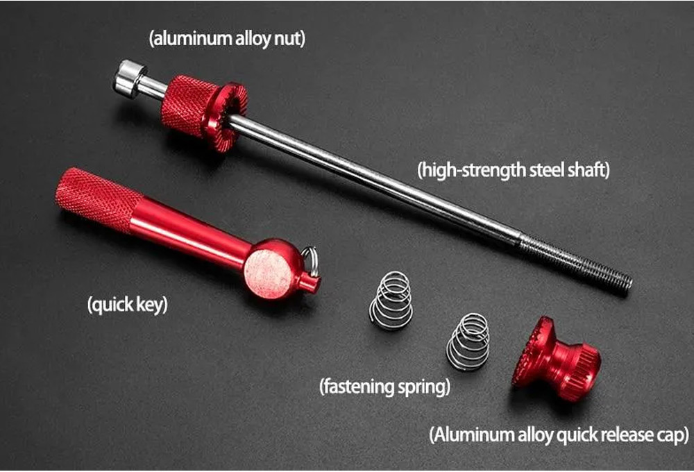 thumbnail image 2 of Mountain Road Bike Wheel Locking Security Quick Release 2 of 9