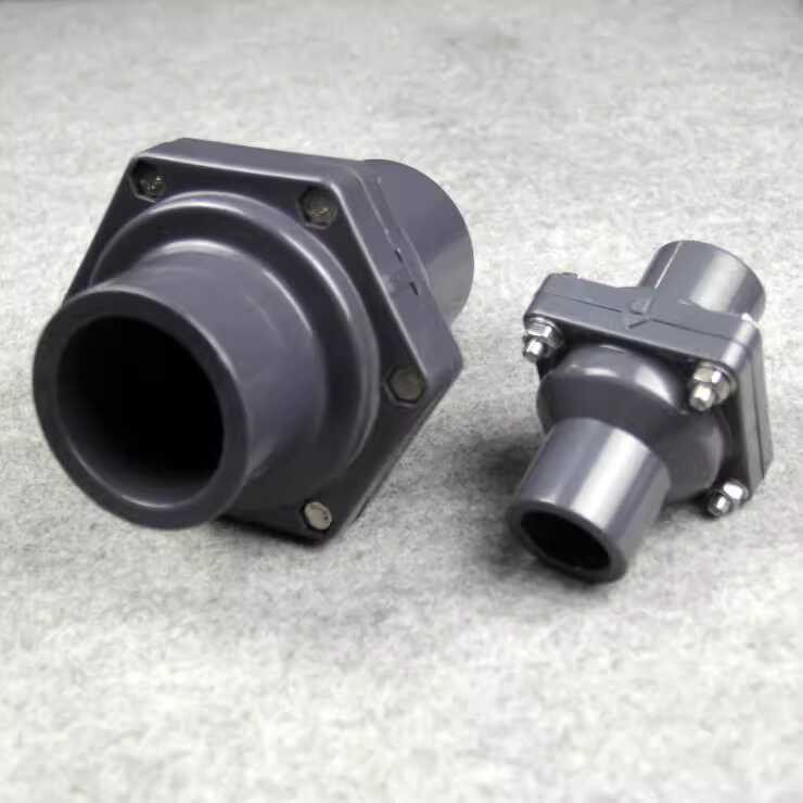 PVC check valve, plastic flap check valve, UPVC one-way valve, check ...