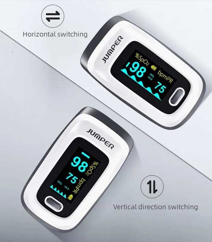 JUMPER Jpd-500F Portable Heart Rate And Pulse Oxygen Monitoring With ...