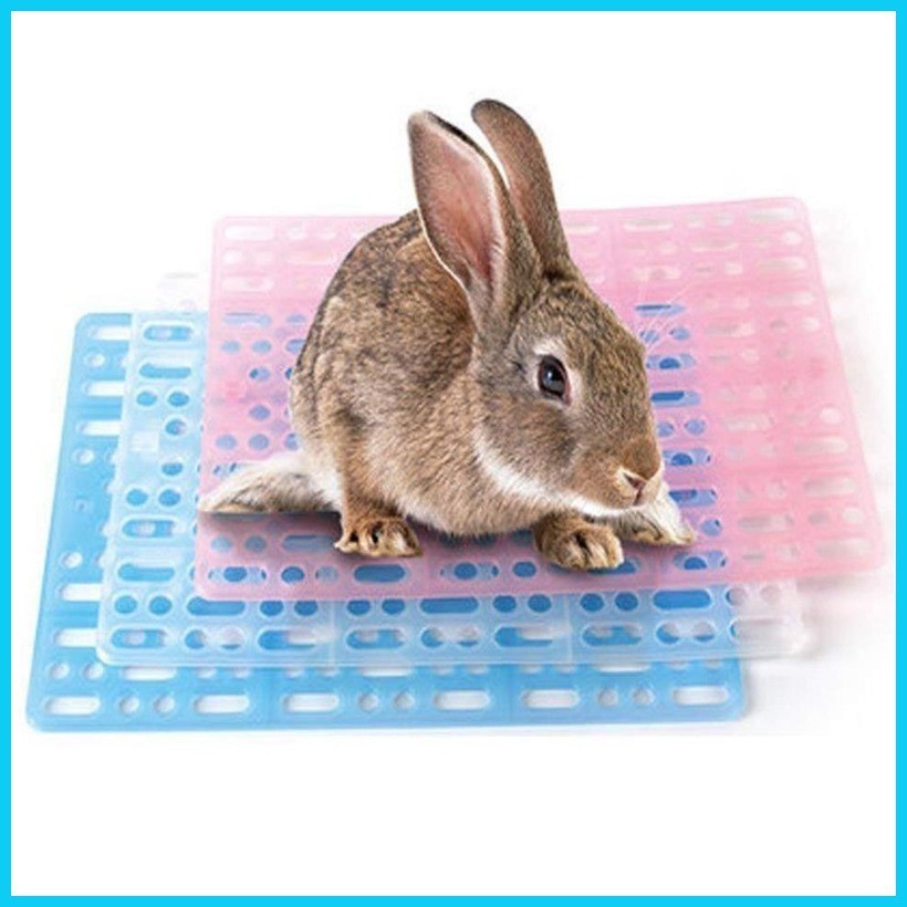 ♀ ☋ Rabbit Cage Mats Plastic Rabbit Playpen Feet Mats for Rabbit