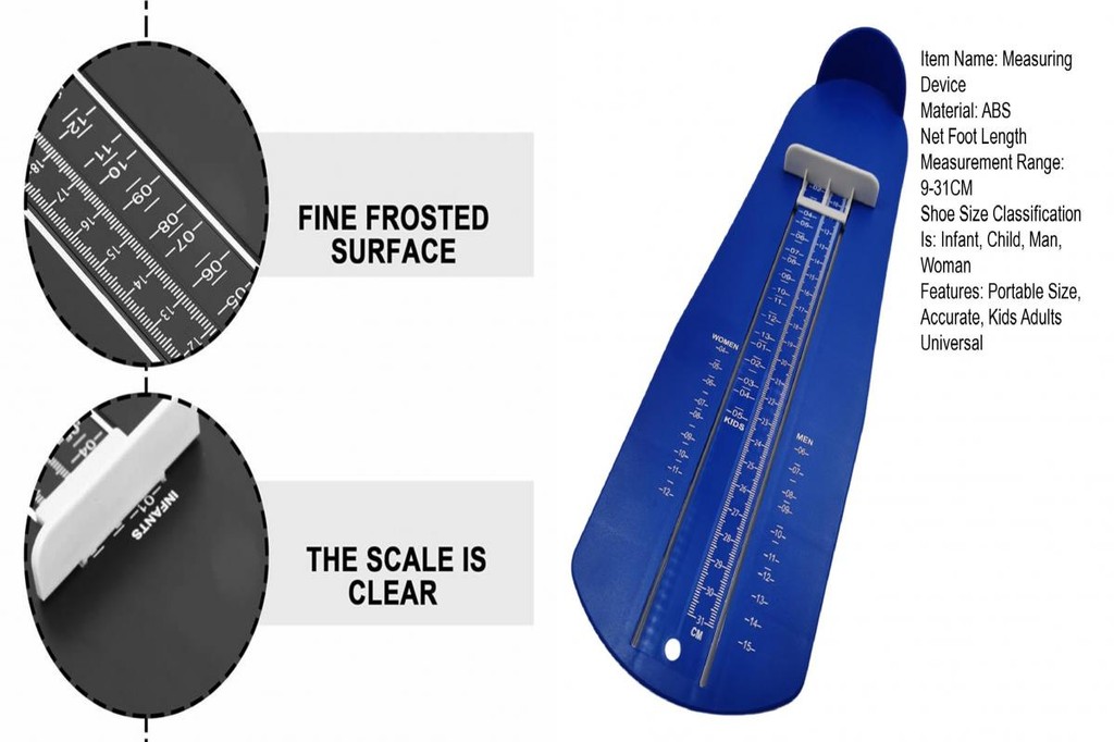 [Ready stock] Foot Measuring Tool for Adults Shoe Size Measurement Tool ...