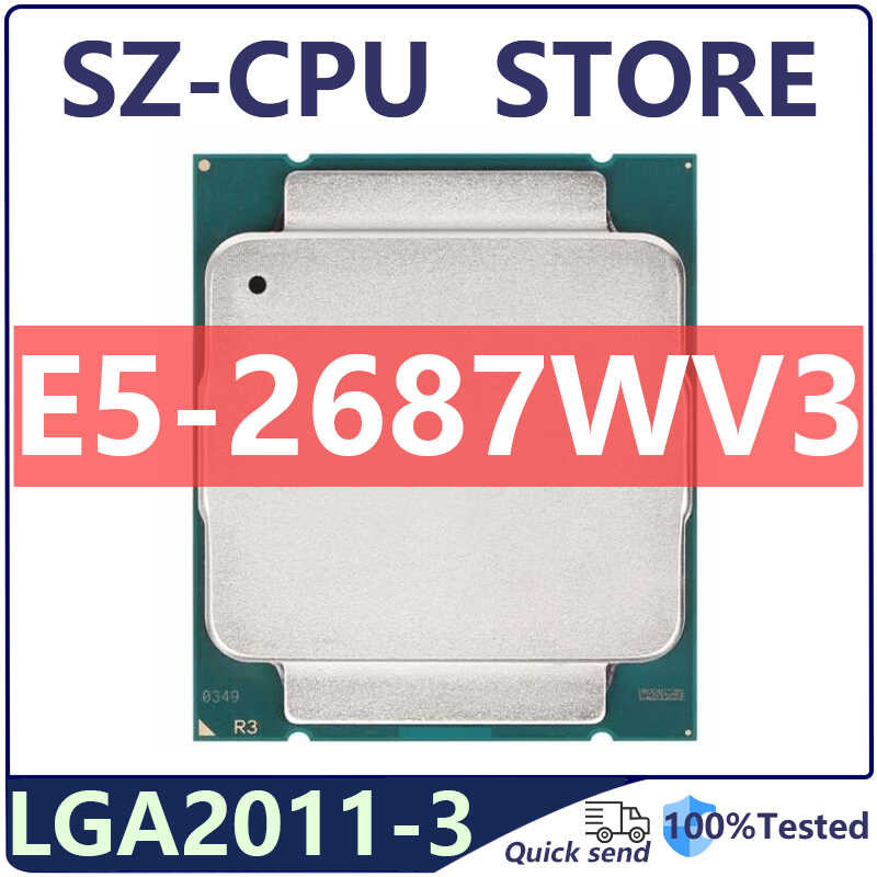Xeon E5-2687Wv3 2687Wv3 3.1Ghz 10-Core 25M Cache E5 2687W V3 Fclga2011 ...