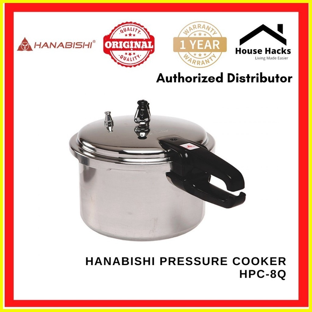 Hanabishi Pressure Cooker HPC-8Q (House Hacks) | Shopee Philippines