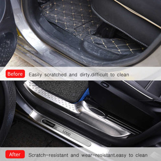 Sill Car Door Scuff Plate Sticker Para Sa Smart 453 Fortwo Forfour 