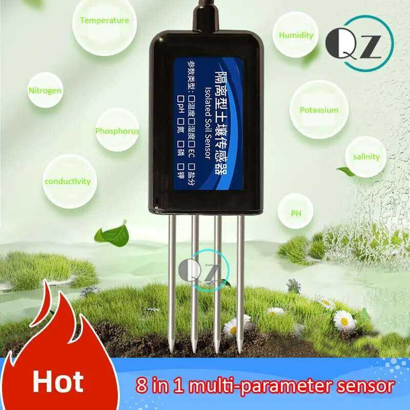 IN 8 1 Isolated Soil Sensor Temperature Humidity Nitrogen Phosphorus ...