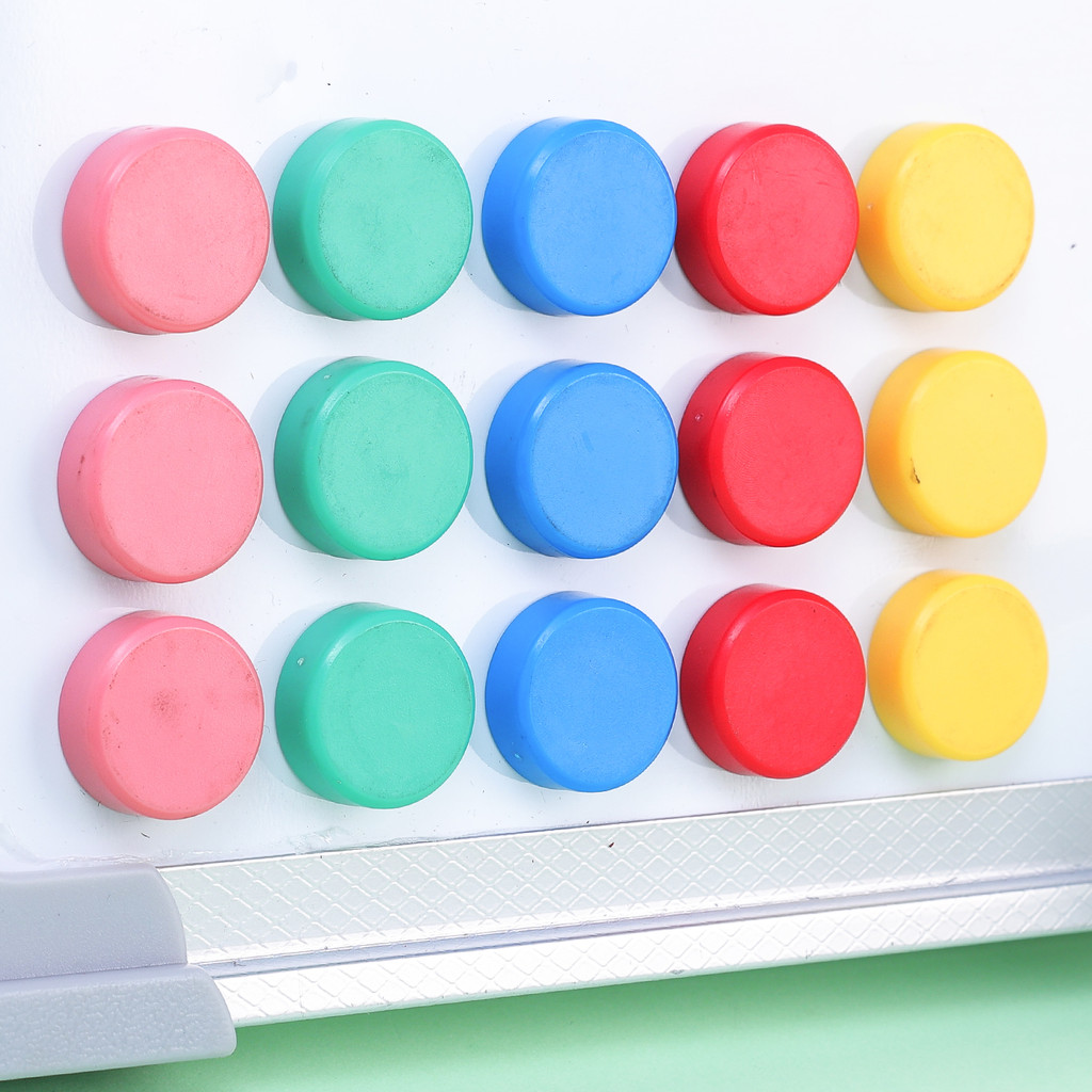 Fridge Whiteboard Colorful Magnetic Dots - Easy Remove Round Magnet ...